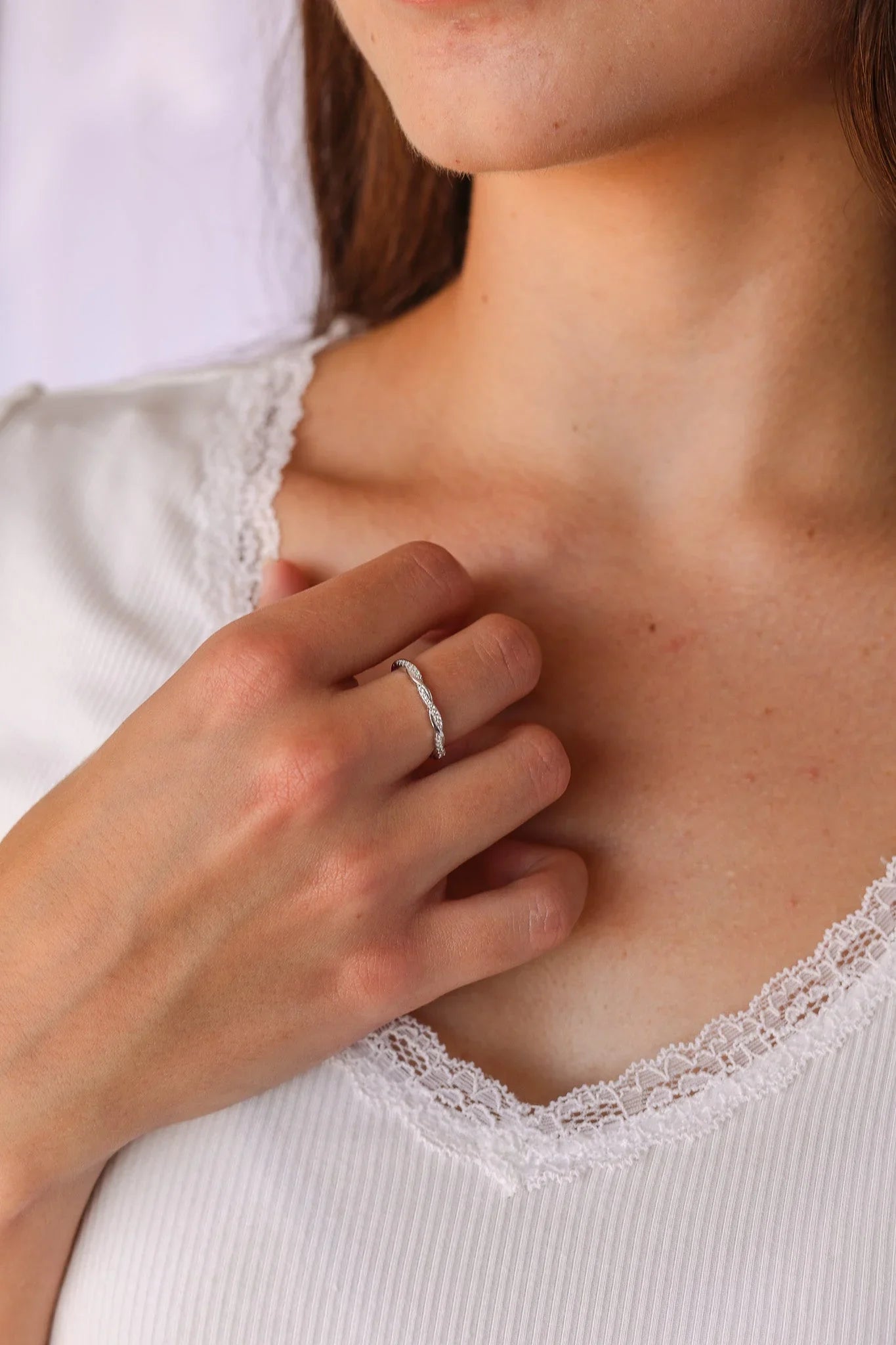 Giselle Cubic Zirconia Crystal Ring