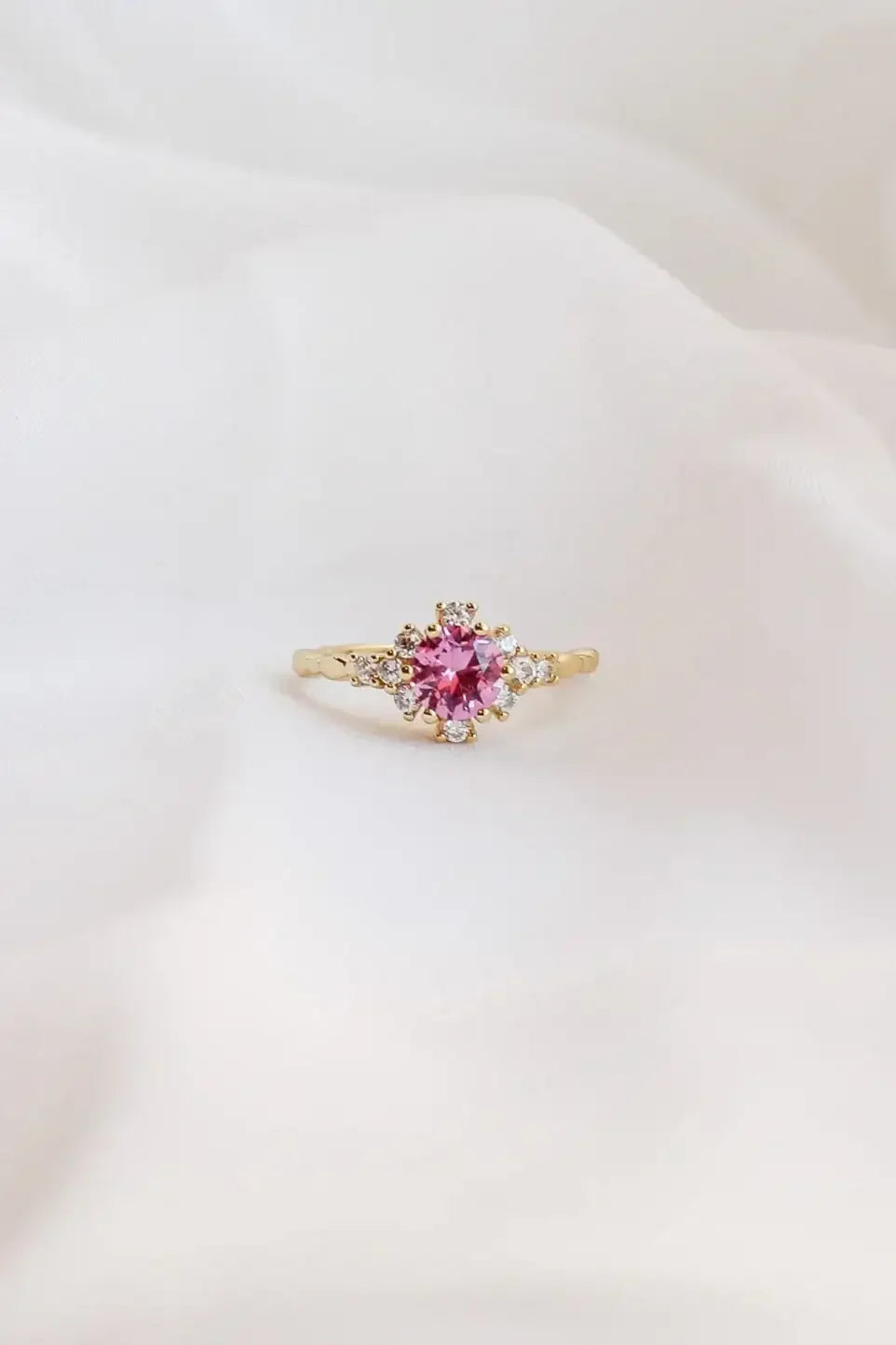 Calliope Ring in Pink Sapphire