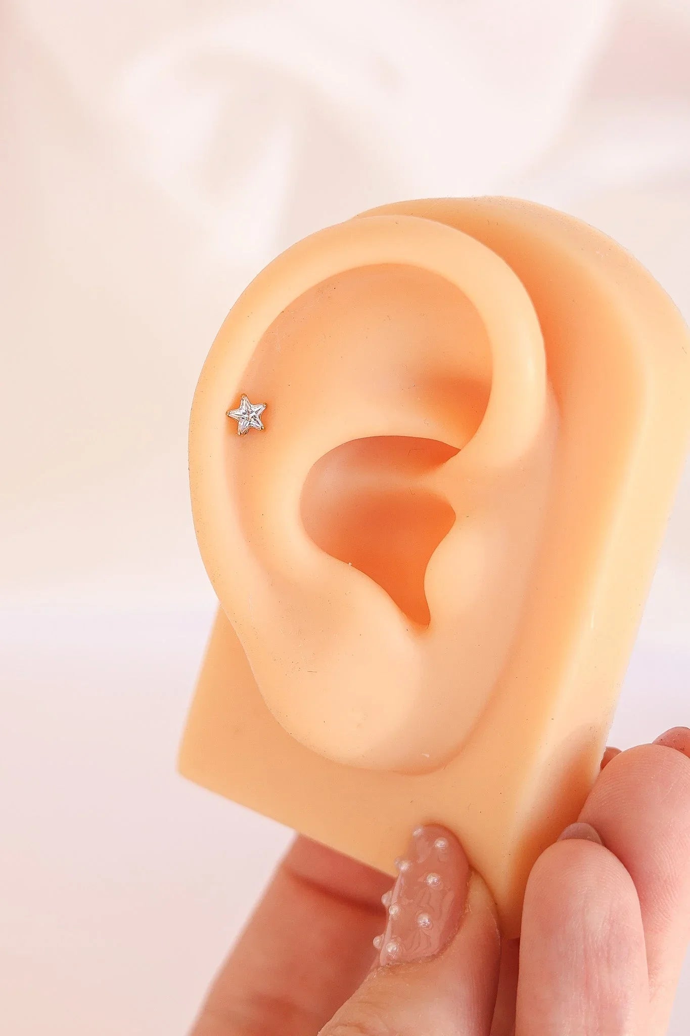 Stella Star Flat Back Stud Earring