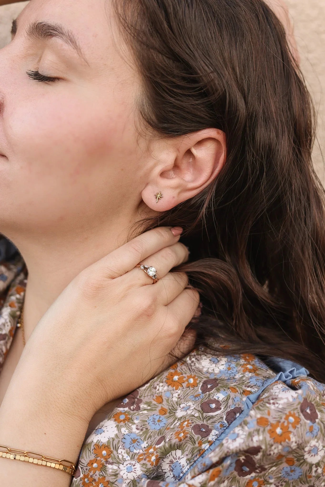 Estelle Stud Starburst Earring