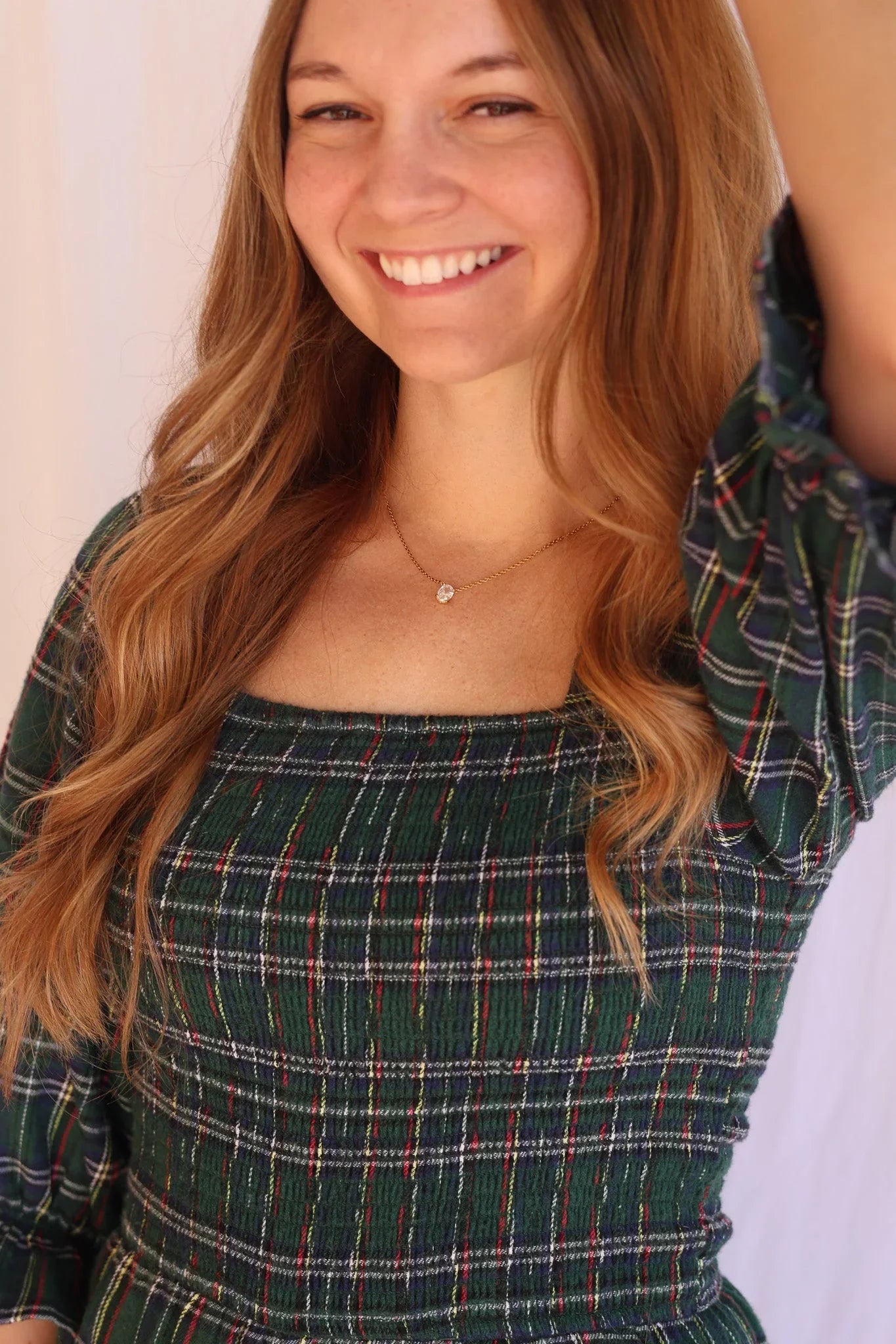 Mary Crystal Drop Necklace