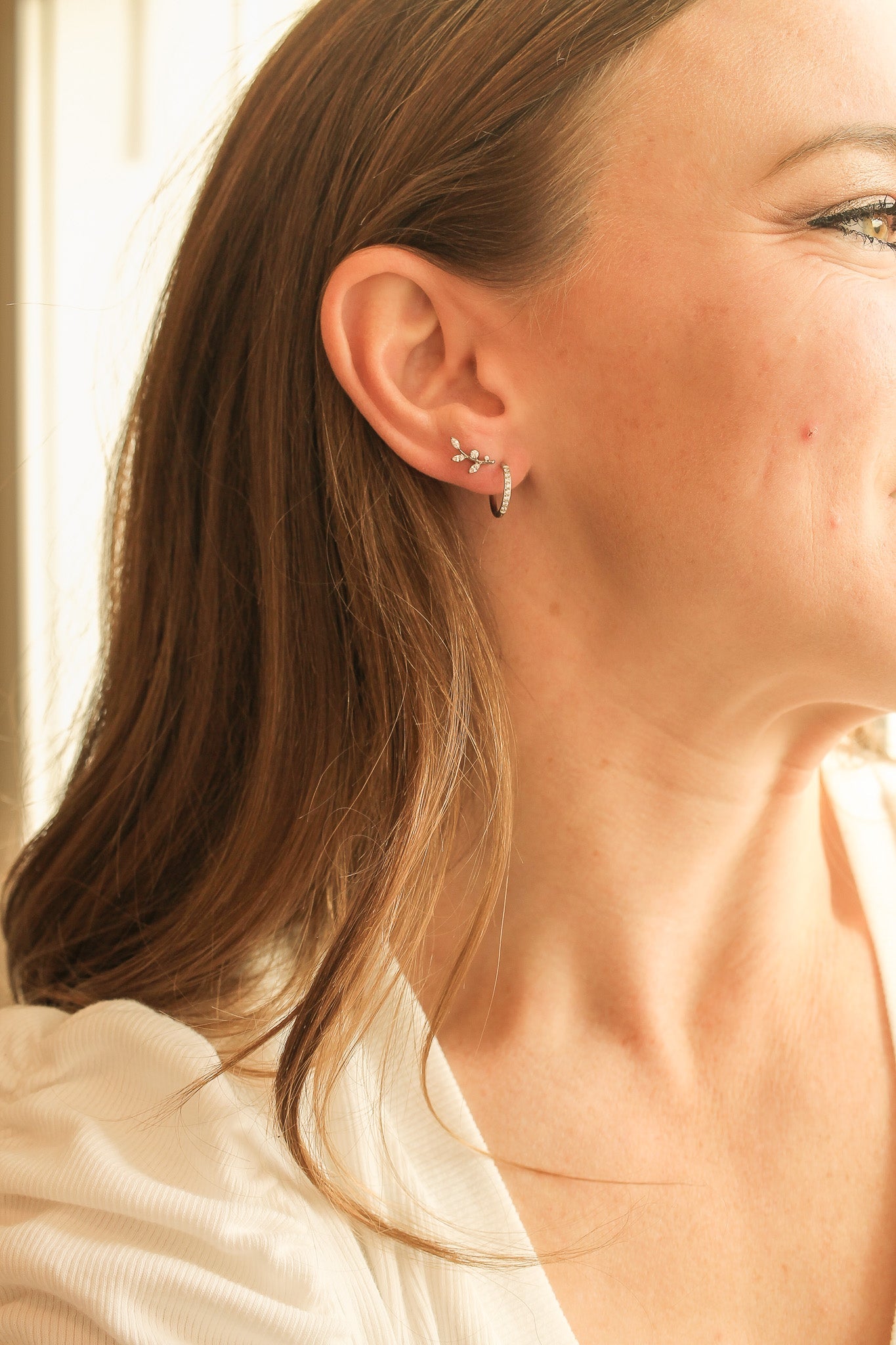 Eden Flat Back Stud Earring