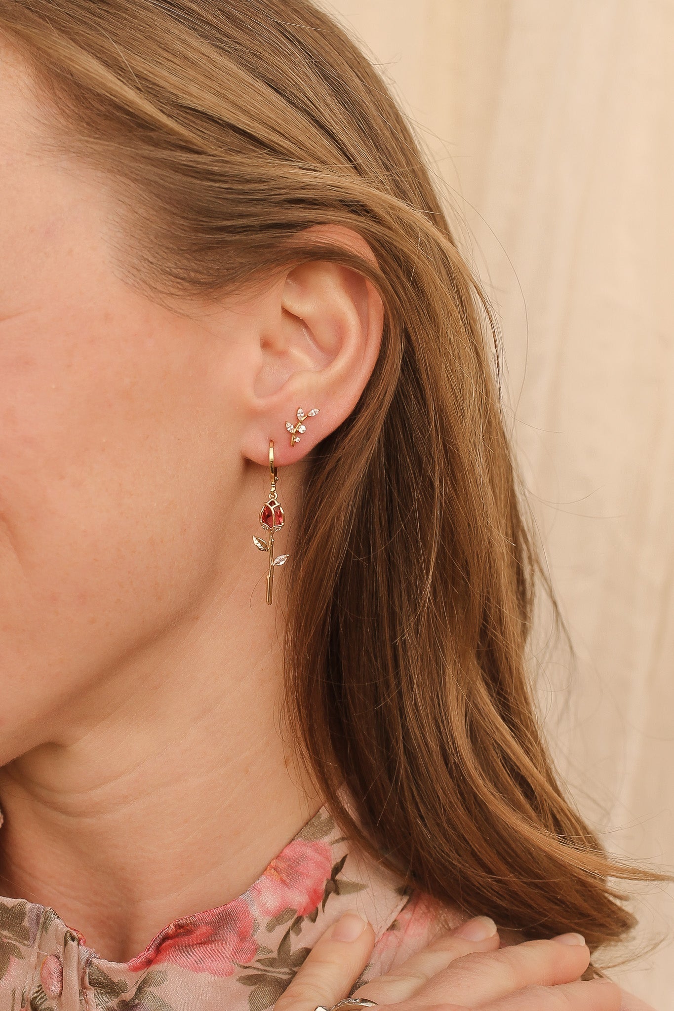 Eden Flat Back Stud Earring