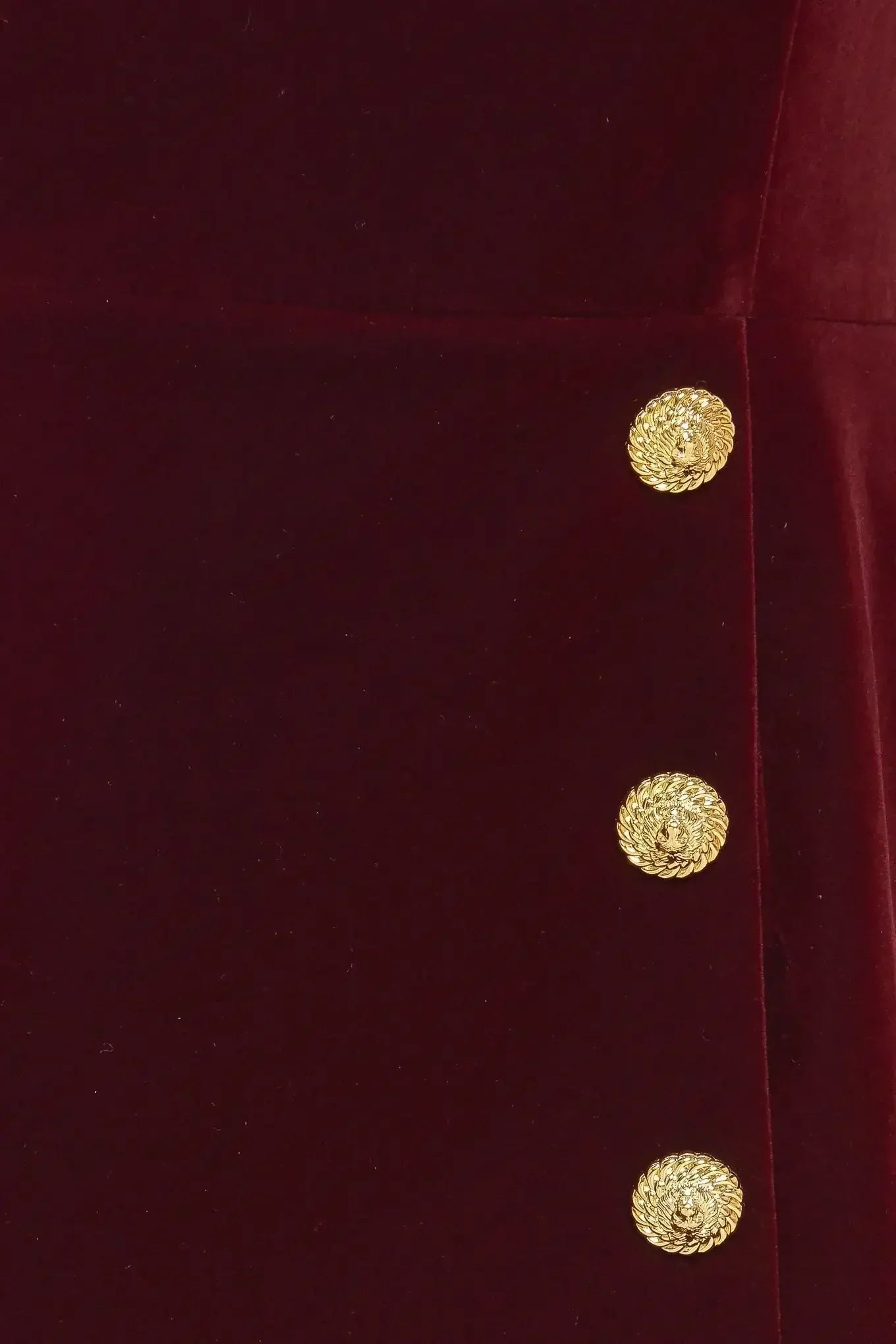 BERRY ICON BURGUNDY VELVET ROMPER - FINAL SALE