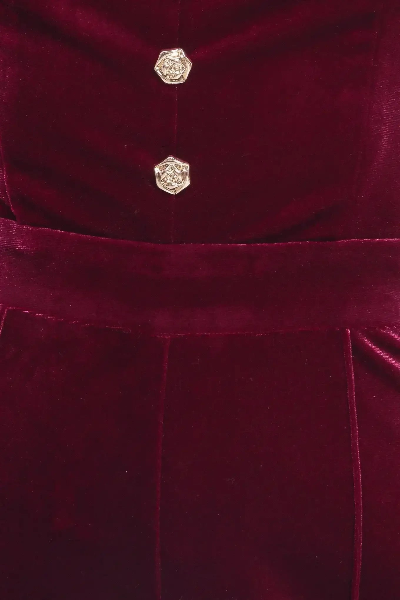 NIGHT QUEEN VELVET JUMPSUIT - WINE