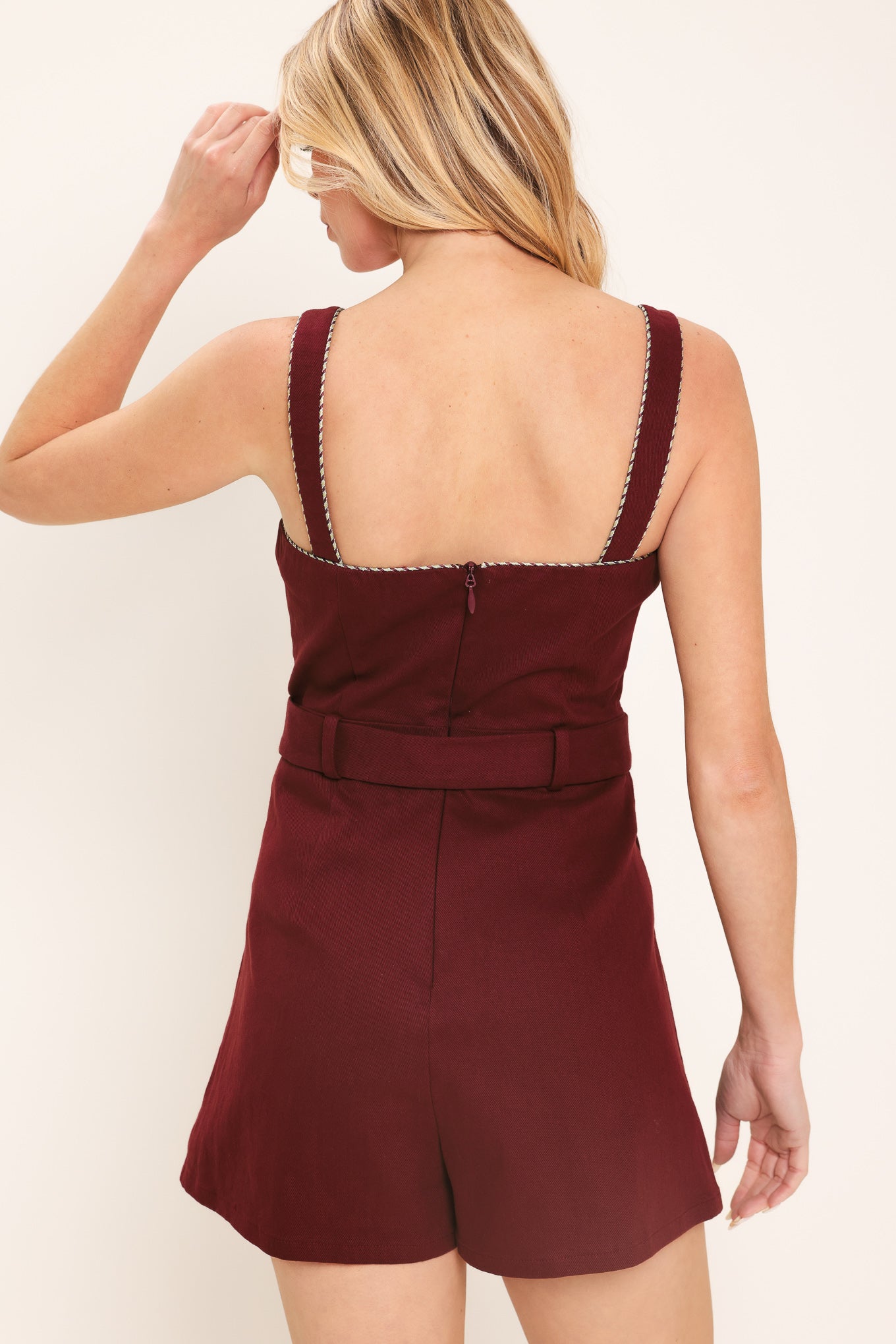 WINE COUNTRY ESCAPE - SHORTS ROMPER