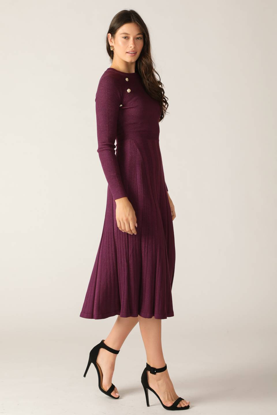 HIGH STANDARDS SWEATER MIDI DRESS - FINAL SALE