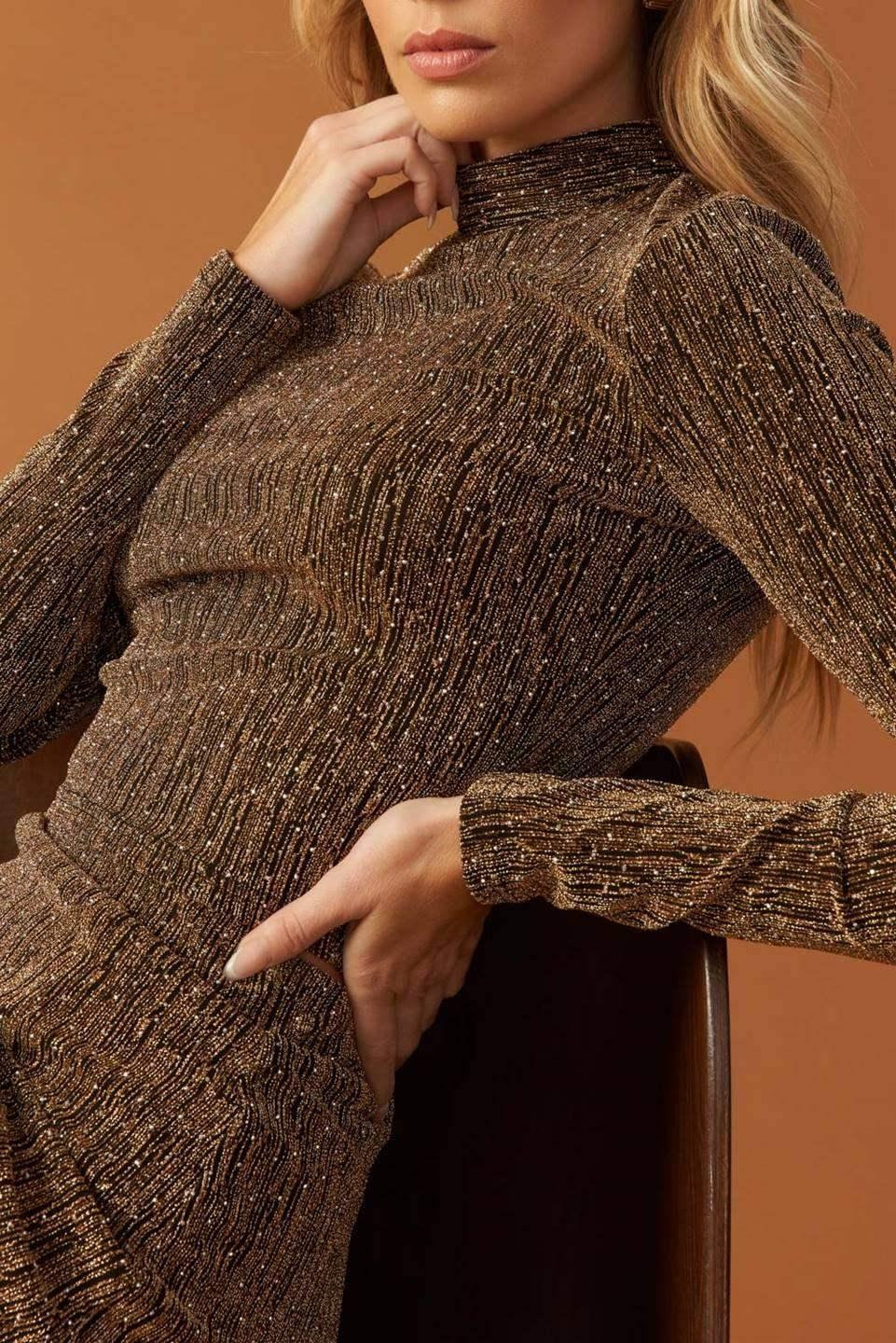 BRUNCH AT NOON FITTED TOP & SKIRT SET