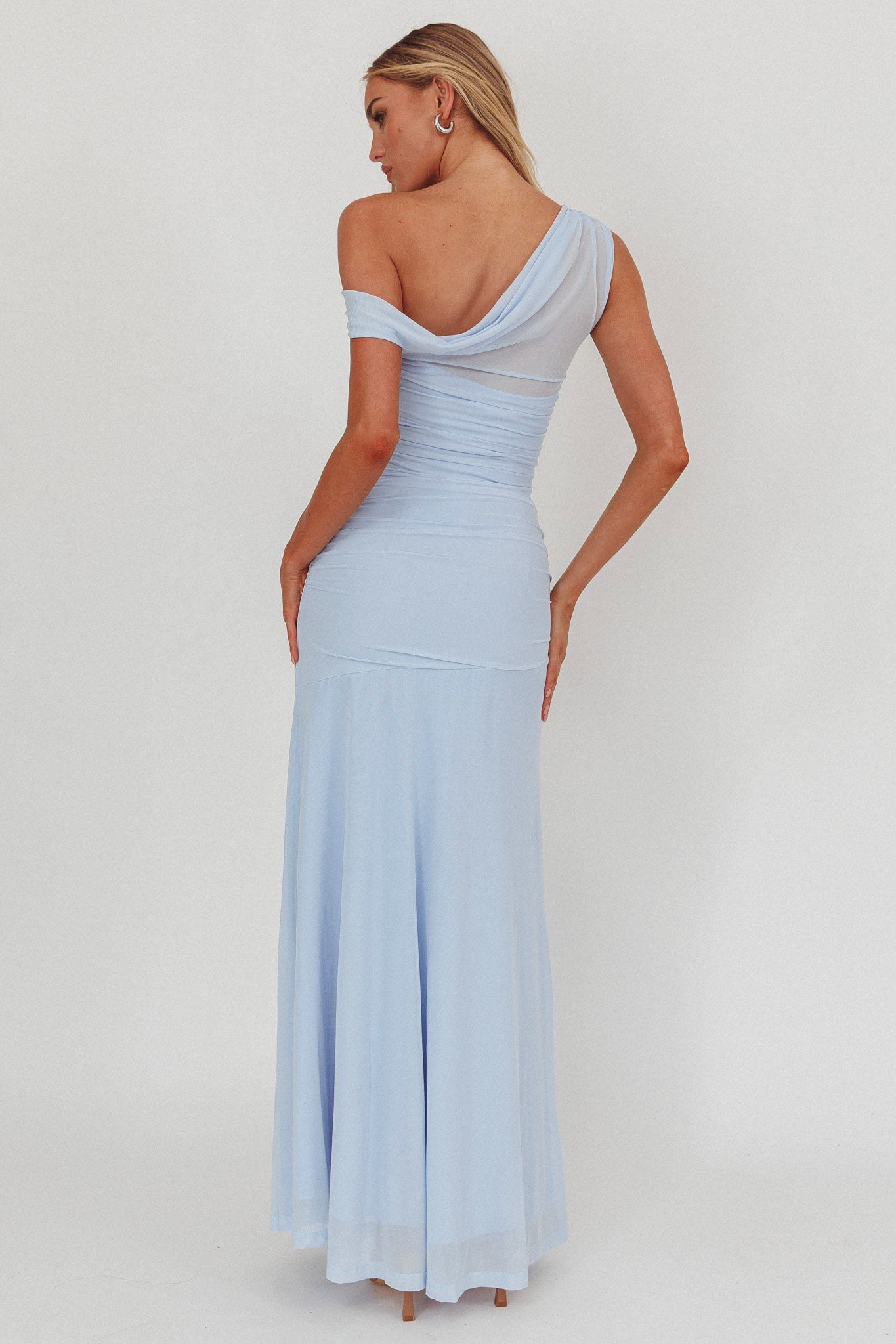 Lady Black Tie - Monica Maxi Dress - Ice Blue
