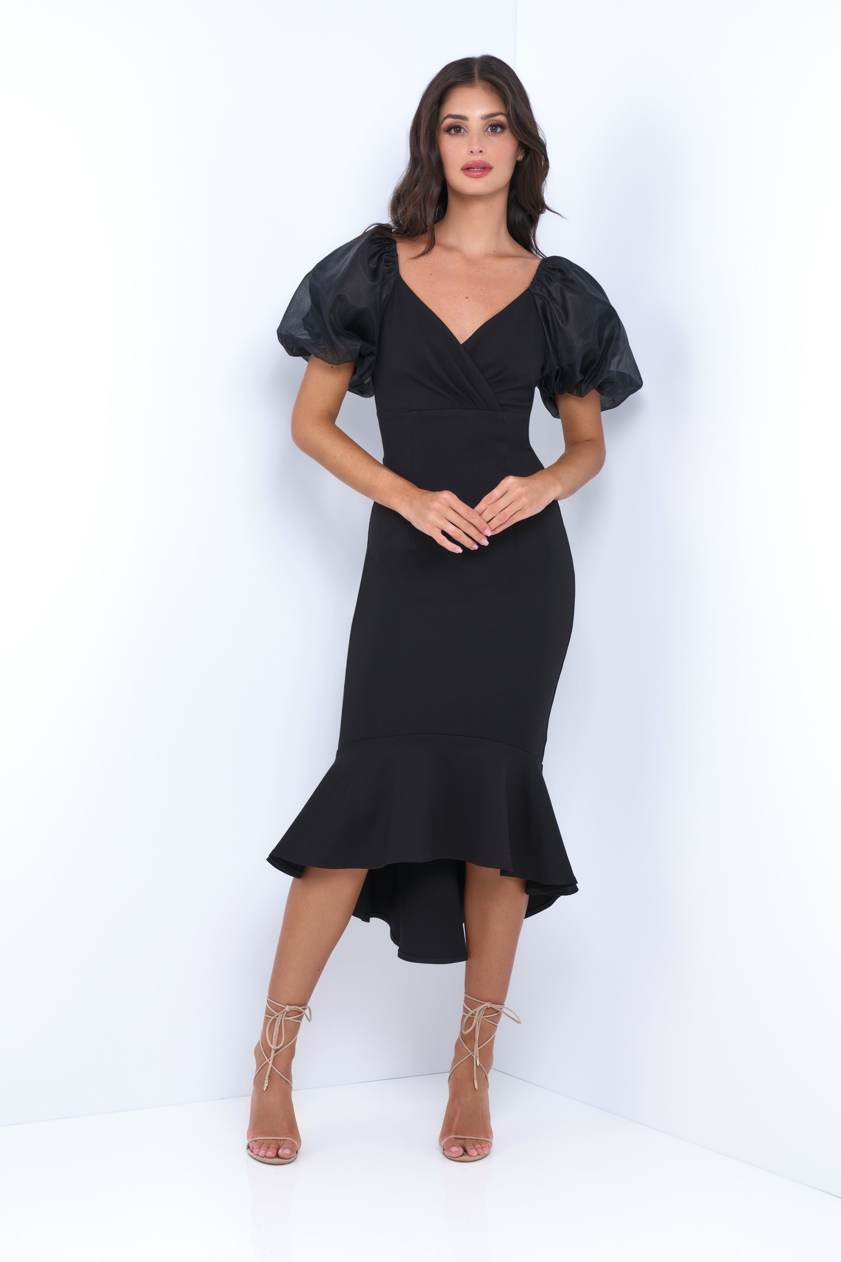 Elegant Black Diana Midi Dress - Shop Chic Women's Dresses Online Elegant Black Diana Midi Dress - Shop Chic Women's Dresses Online