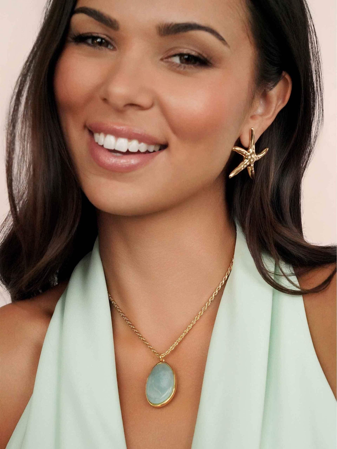 Amazonite Pendant Necklace