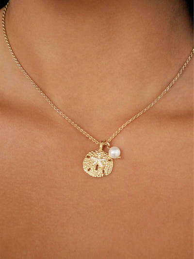 Sand Dollar Charm Necklace