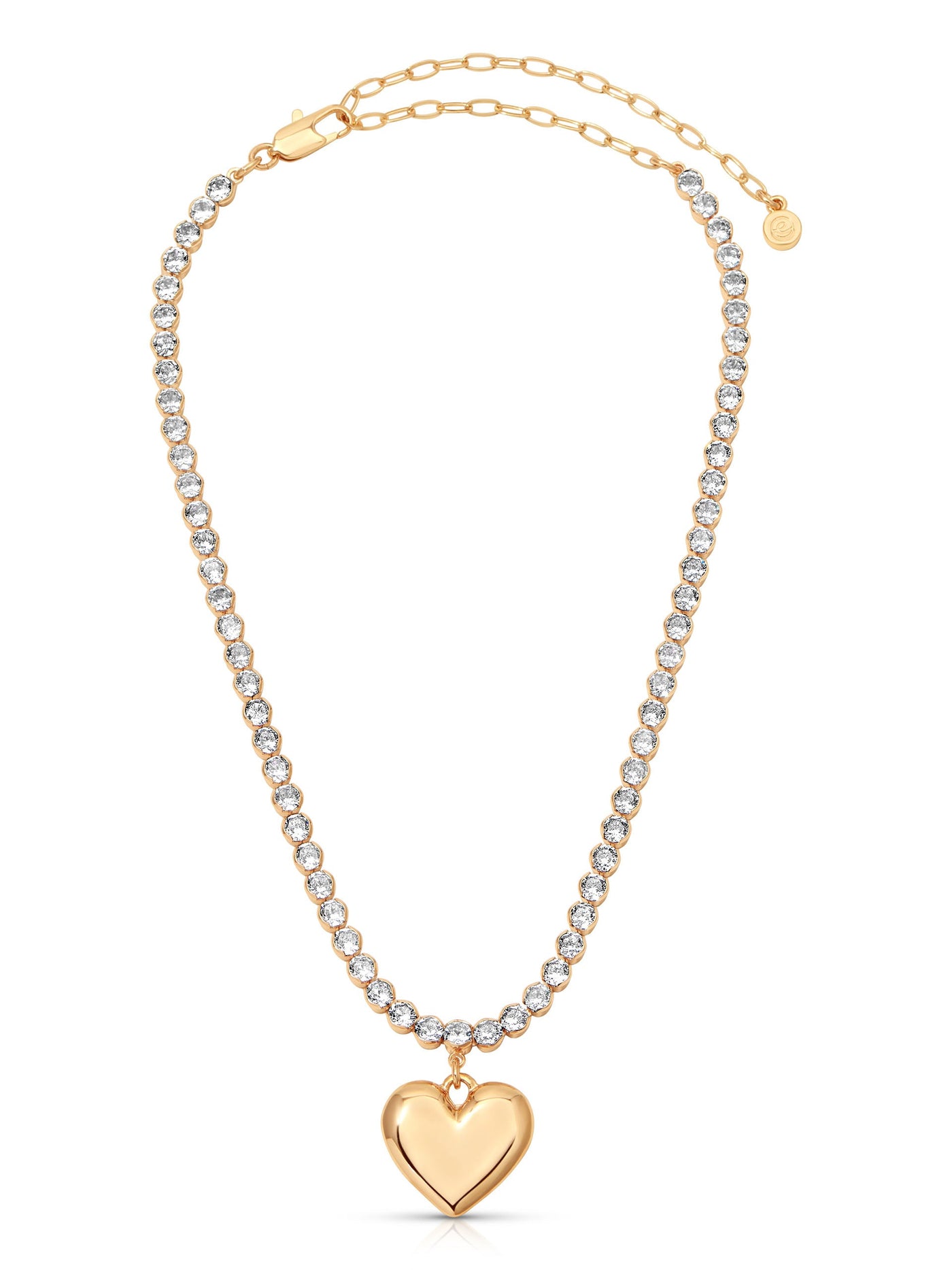 Luminous Love Tennis Necklace