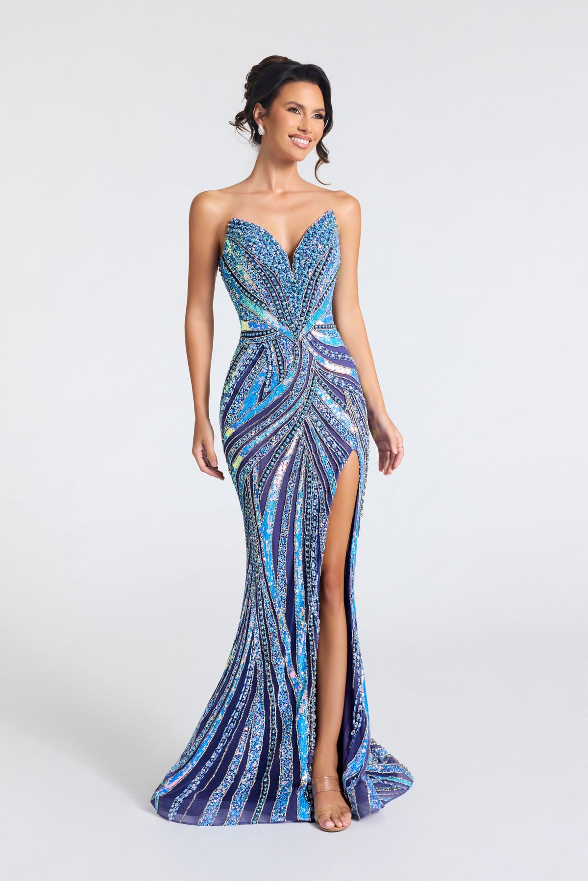 Portia & Scarlett PS25984C in Purple, front view | Lady Black Tie