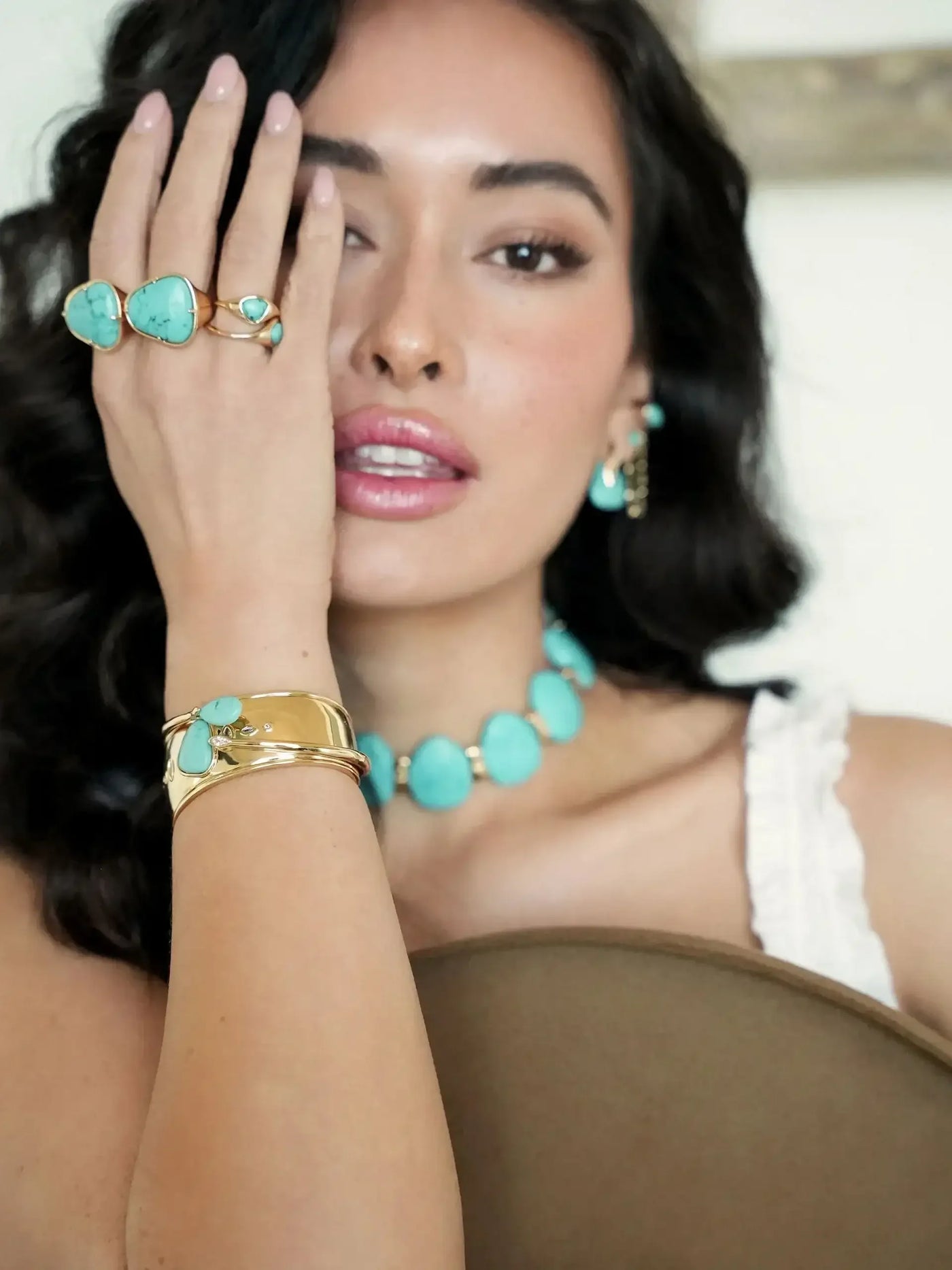 Turquoise Solstice Ring Stack