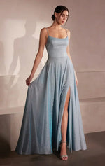 Eileen Gown - Elegant Glittery Drape Formal Dress