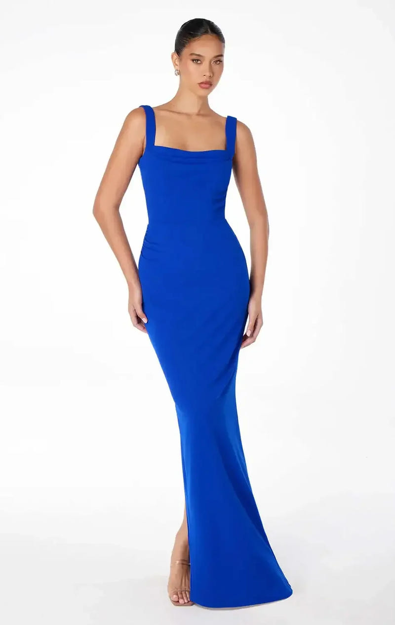 SHAYLA MAXI DRESS - SQUARE NECKLINE DRESS