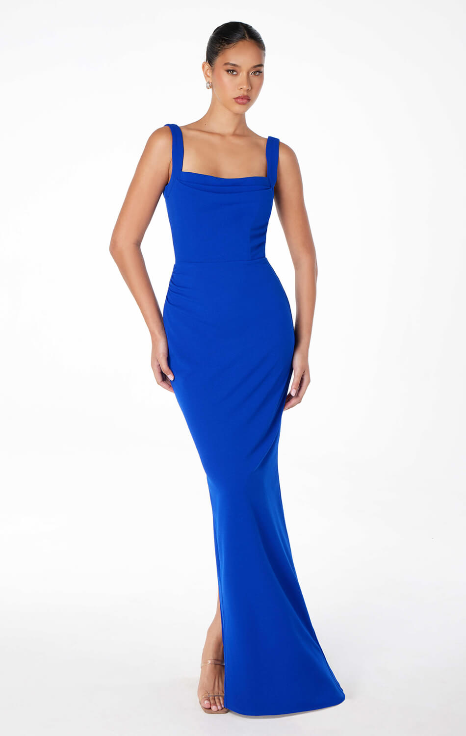 Lady Black Tie - Shayla Maxi Dress - Square Neckline Dress - Size M Lady Black Tie - Shayla Maxi Dress - Square Neckline Dress - Size M