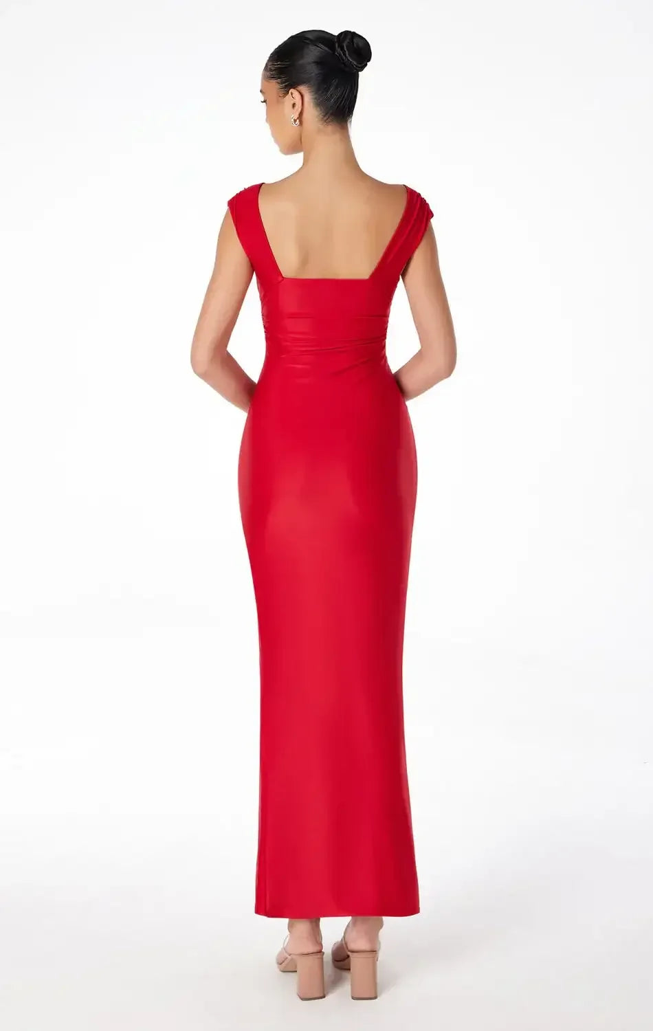 ROMI STRETCH JERSEY MAXI DRESS