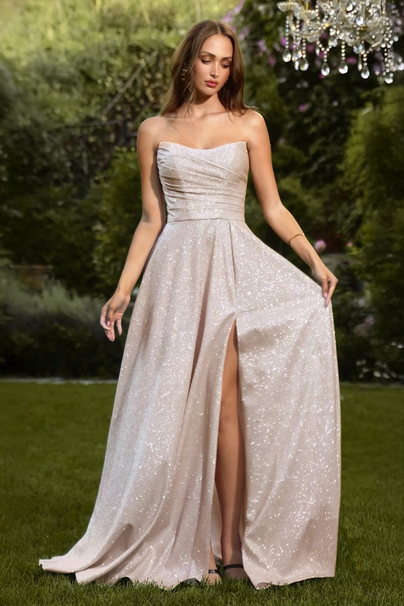 Platinum Dresses | Sequin & Satin Platinum Gowns | Lady Black Tie Platinum Dresses | Sequin & Satin Platinum Gowns | Lady Black Tie