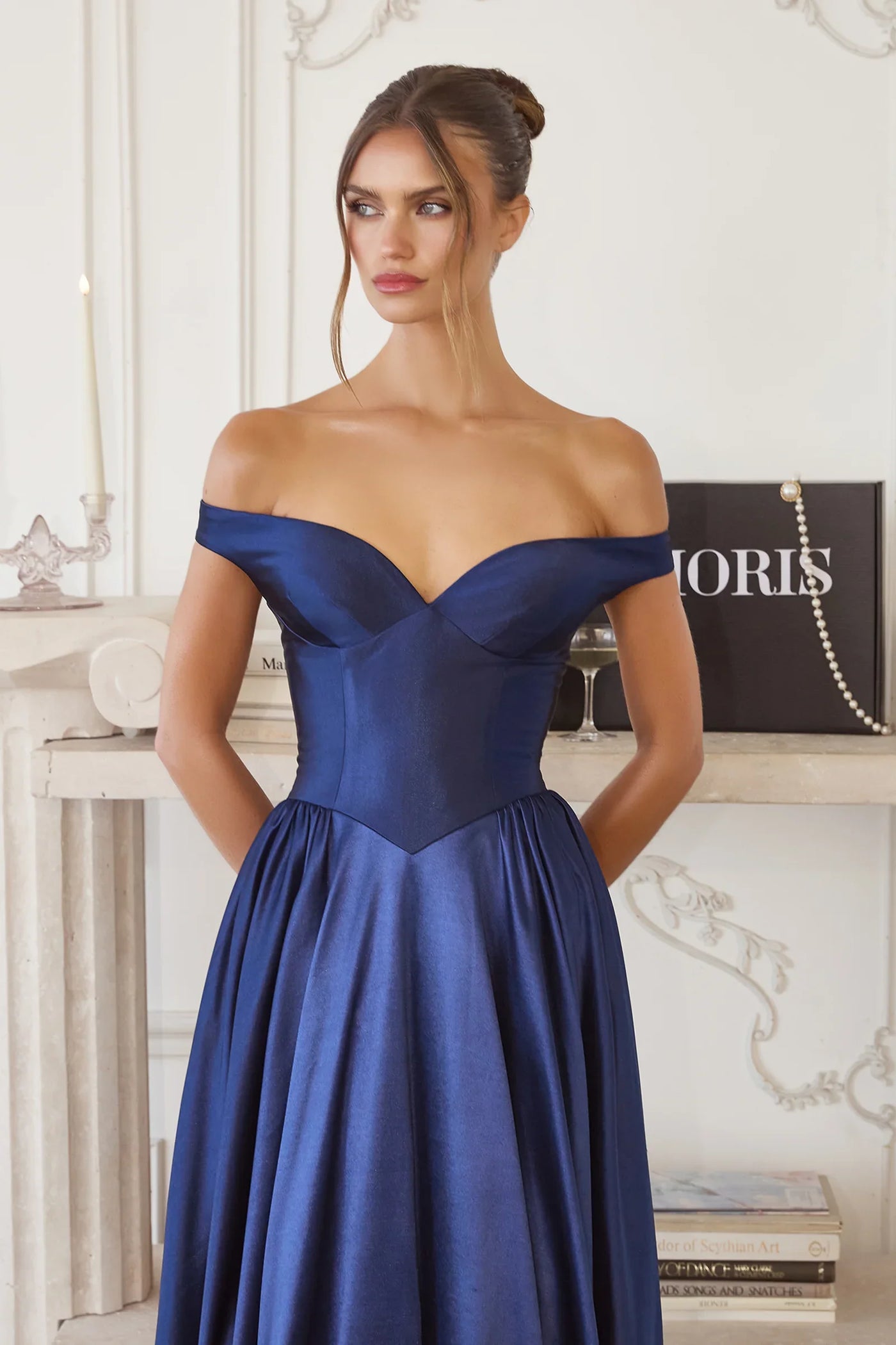 Trista Gown - Satin A-line Dress