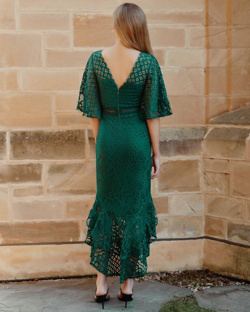 Lady Black Tie - Reyna Dress - Emerald