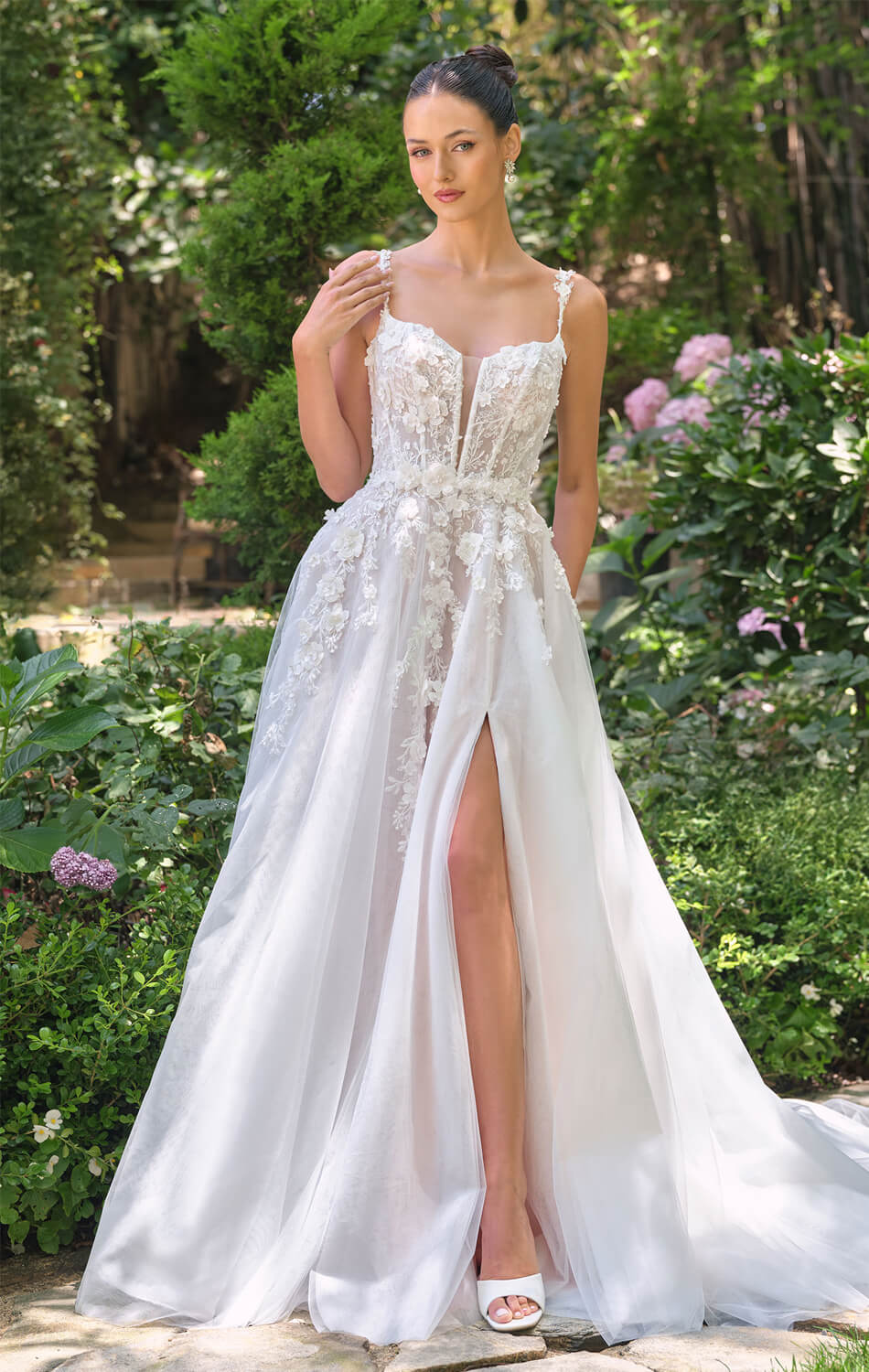 WL061 - Andrea & Leo Antheia Lace Ball Gown| Lady Black Tie