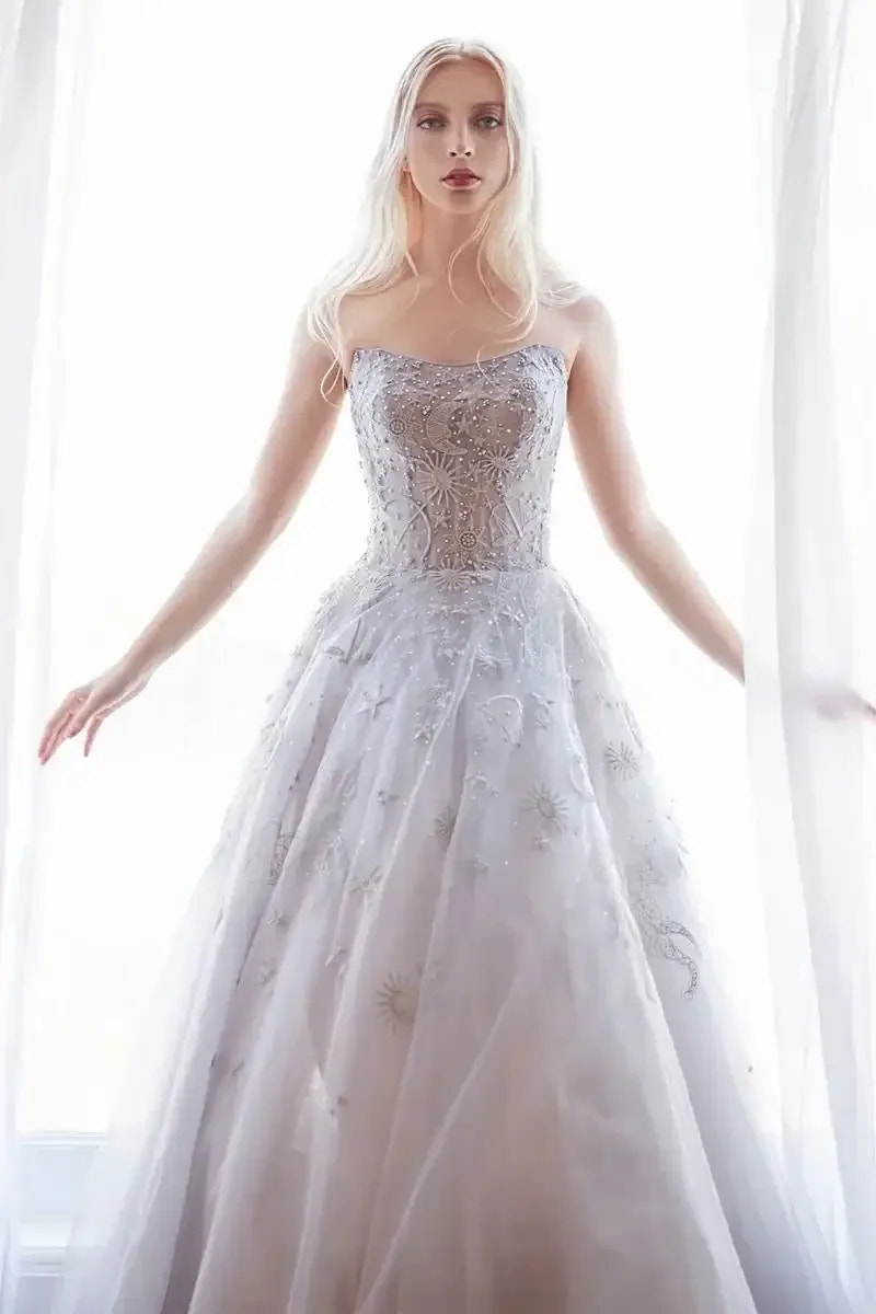 A0890 - Constellation Selene Tulle Ball Gown - Andrea & Leo