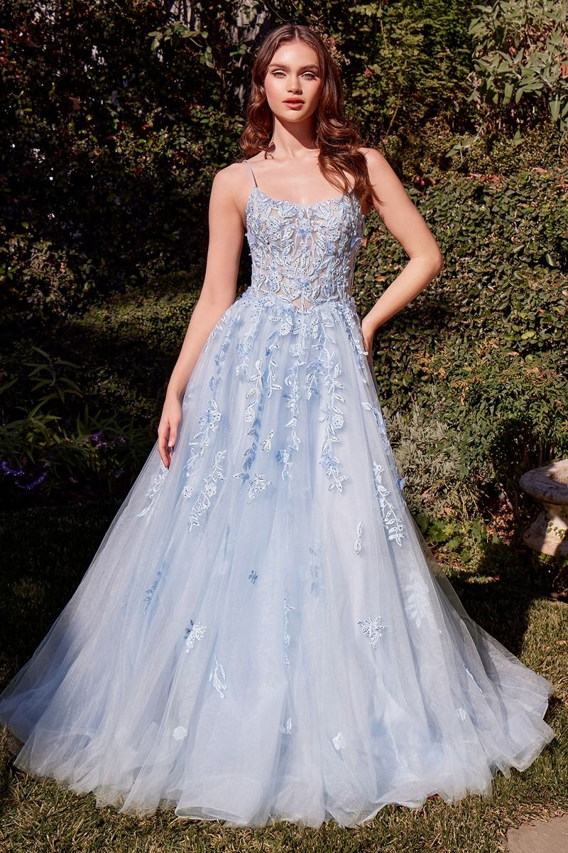 A1035 - Portrait of a Rose Printed Organza Gown | Lady Black Tie A1035 - Portrait of a Rose Printed Organza Gown | Lady Black Tie