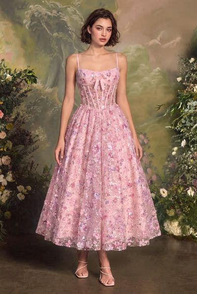A1523 - Secret Garden Tea Dress - Andrea & Leo