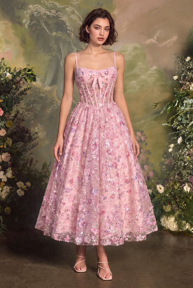 A1523 - Secret Garden Tea Dress - Andrea & Leo