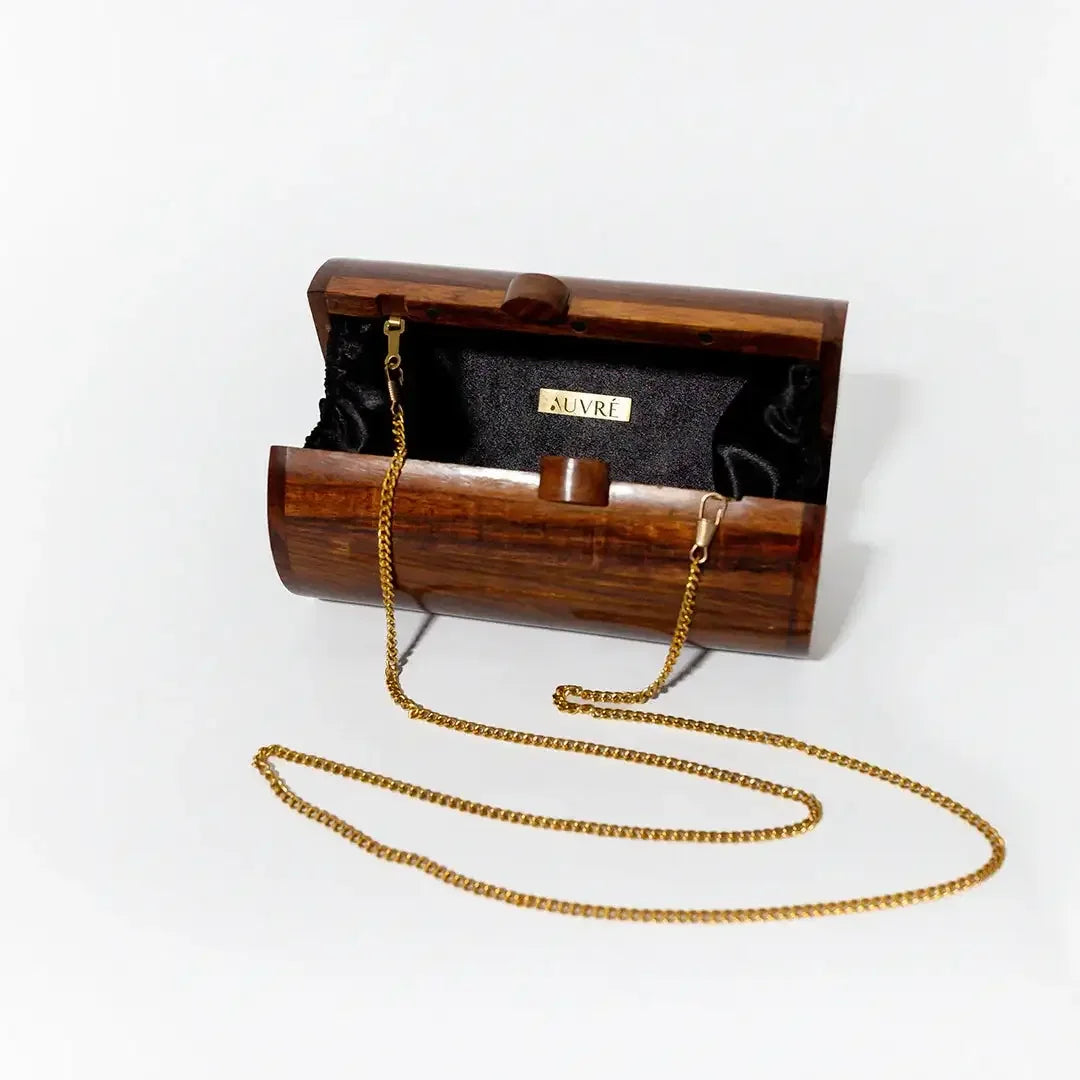 Wooden Barrel Clutch