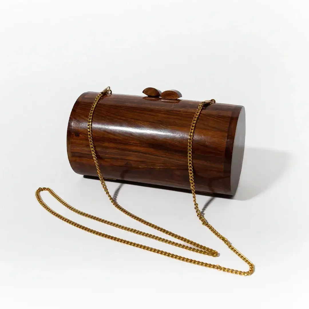 Wooden Barrel Clutch