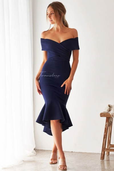 Brienne Dress - NAVY
