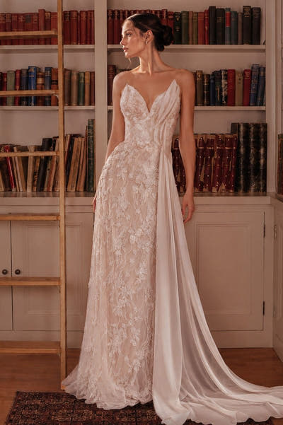 wedding dress lady Plus Size Dresses & Gowns Marriage Color:Cognac Brown Anaya Blue Wedding Guest Dresses Key Features