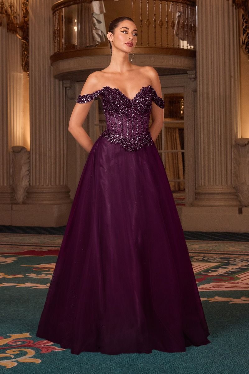 Lady Black Tie - Noelle Gown - A-line Glitter Tulle Dress - Size 8 Lady Black Tie - Noelle Gown - A-line Glitter Tulle Dress - Size 8