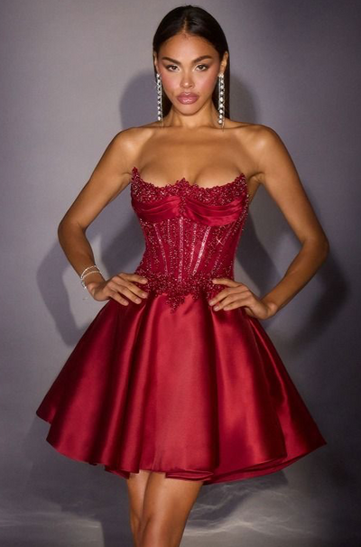 Nikki Mini Dress - Fit & Flare Cocktail Dress
