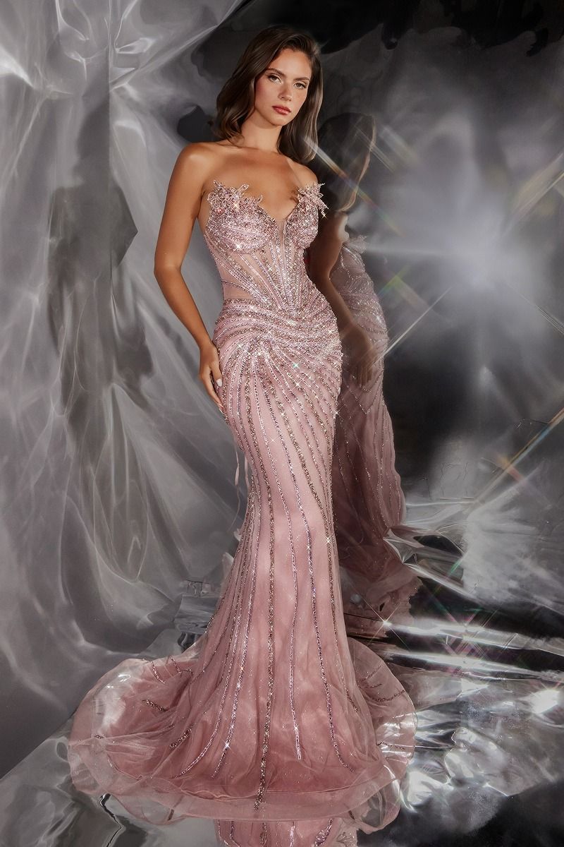 Ursula Gown - Mermaid Dress With Illusion Bodice