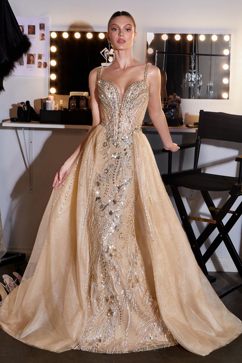 Esperanza Gown - Crystal Embellished Formal Evening Dress
