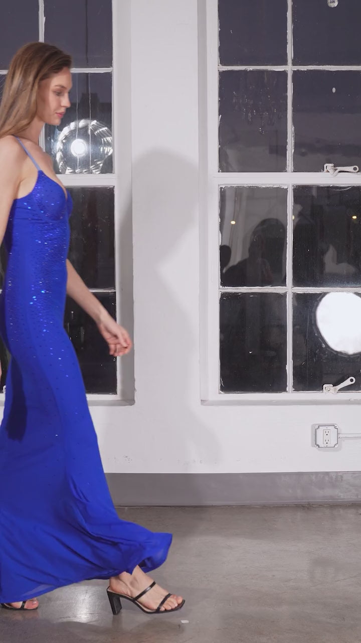 DESTINY MAXI DRESS - HOT STONE FITTED DRESS