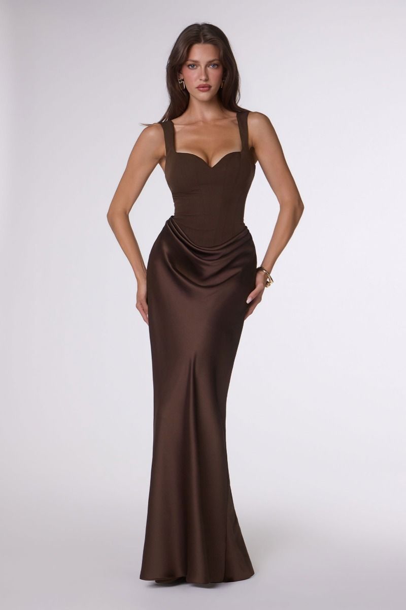 Lady Black Tie - Rylan Gown - Crepe & Satin Evening Dress