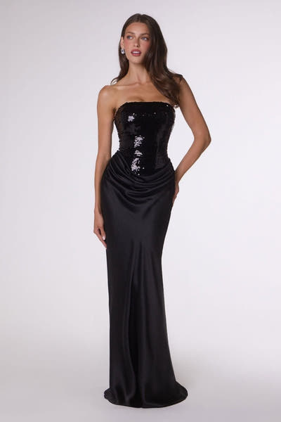 Lachlan Gown - Sequin & Satin Evening Dress