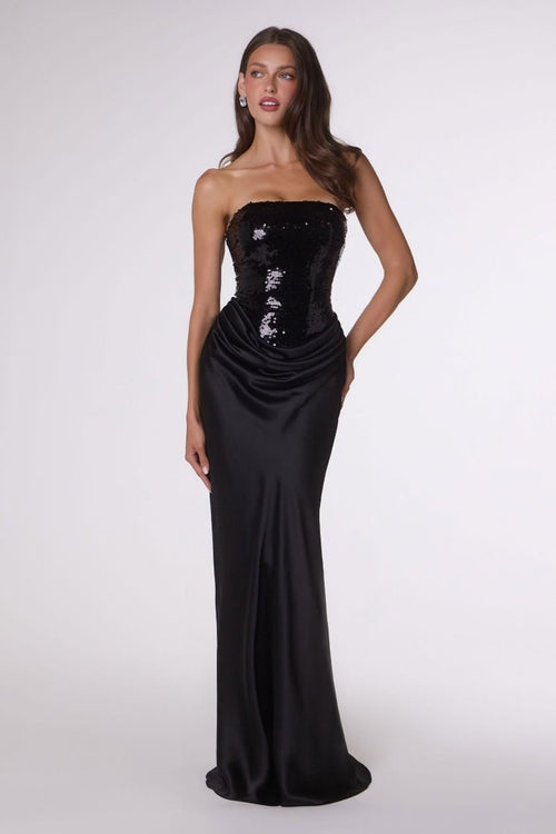 Lachlan Gown - Sequin & Satin Evening Dress