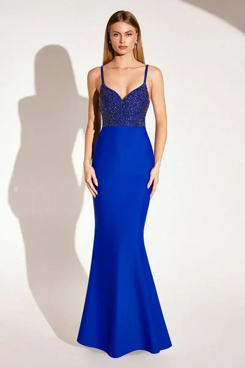 BODHI CRYSTAL BODICE MAXI DRESS