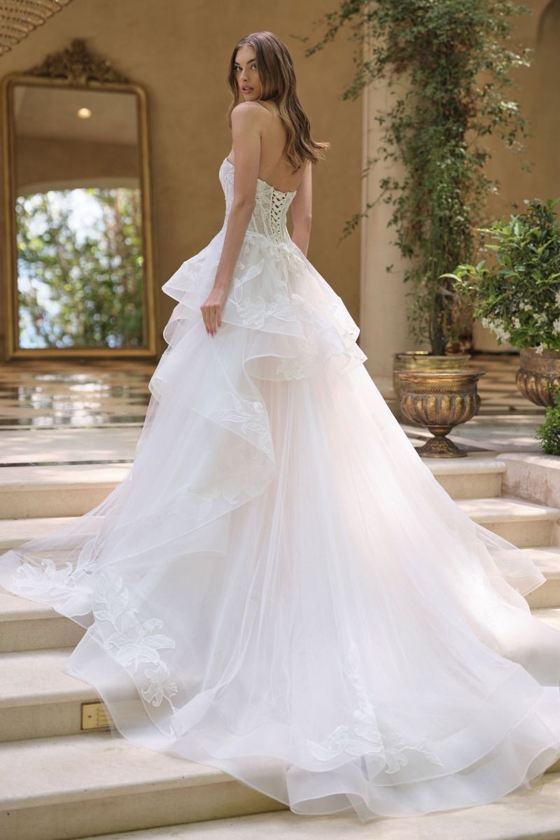 WL059 Star Lily Floral Ball Gown - Andrea & Leo | Lady Black Tie