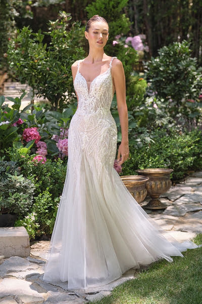 WL066 - Lamia Beaded Mermaid Gown - Andrea & Leo