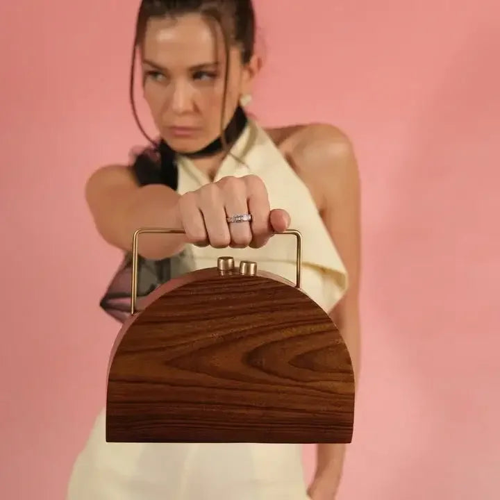 Wooden Evening Clutch